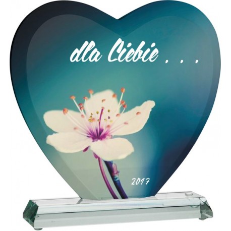 Statuetka kryształowa serce G031