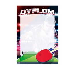 D148 dyplom tenis stołowy