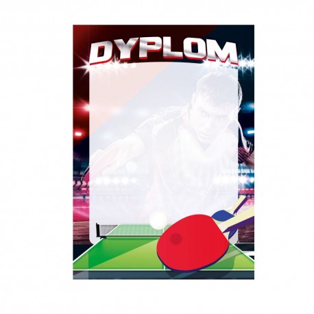 D148 dyplom tenis stołowy