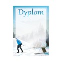D168 dyplom sporty zimowe narty