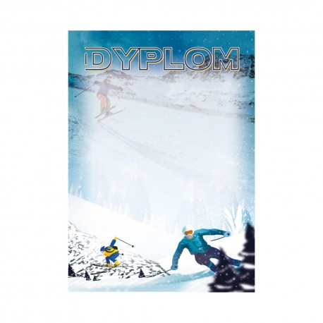 D169 dyplom sporty zimowe narty