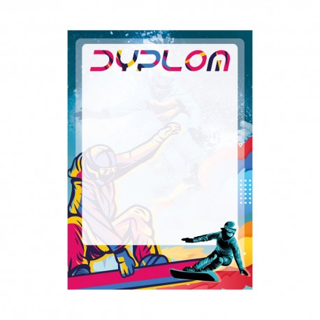 D170 dyplom sporty zimowe narty
