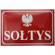 SOŁTYS GODŁO szyld emaliowany