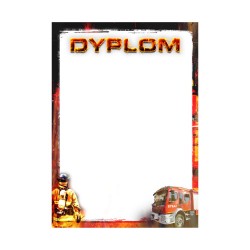 D184 dyplom straż pożarna