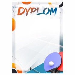 D205 dyplom tenis stołowy