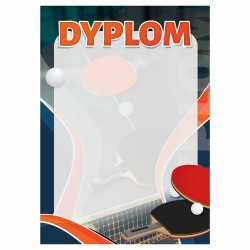 D206 dyplom tenis stołowy